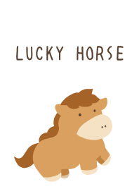 LUCKY HORSE THEME-WHITEj