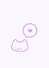 Chill out cat.(purple08)