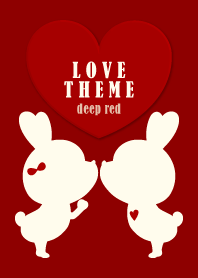 LOVE THEME deep red 55