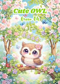 Cute OWL_Green JP