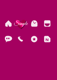simple theme handsome PINK
