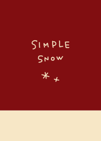 SIMPLE SNOW -Bordeaux-