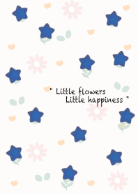 Mini blue star flowers 4