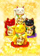 4/4迄特別値引✨輝き抜群！強金運招き猫·金色右手上げ5号 現品限り希少品 icon_136x190.png
