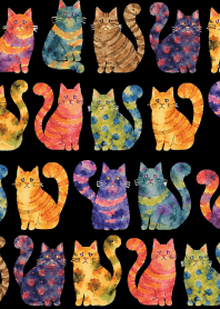Amusing Cats03 black