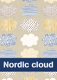 Nordic cloud beige and blue