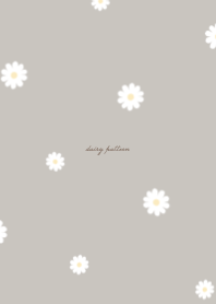 daisy pattern  #greige