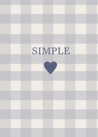 SIMPLE HEART:)check bluebeige