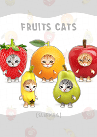 Fruits Cats (zZZ) - B&W 2-2