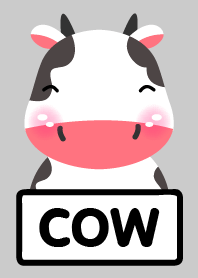 Simple Cute Cow theme Vr.2