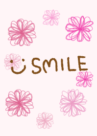 Smile -watercolor Flower21-