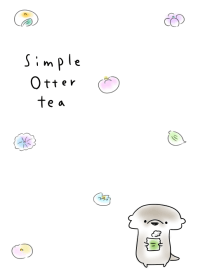 シンプル かわうそ お茶
