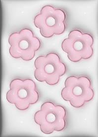 Plump Daisy White&Pink