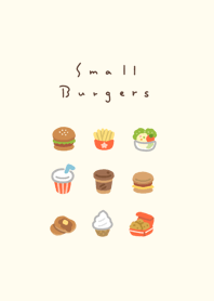 Small Burgers /red beige