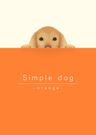 simple dog/orange