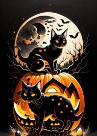 halloween cat d415D8