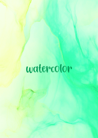 Pastel watercolor-GREEN 53
