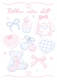 Ribbon cutie doll