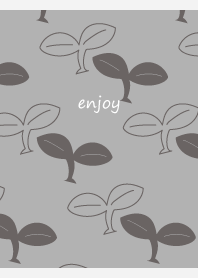 seed leaves on white