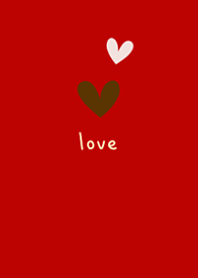 Simple Heart Adult Red.