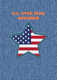 U.S. Star flag Applique 39