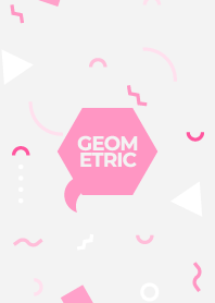 Geometric BLEACHED SILK PINK