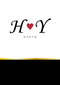 Love Initial H&Y イニシャル 9