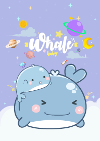 Whale Baby Violet