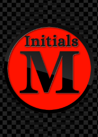 Good fortune Initials 9 "M"