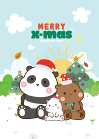 Three Bear Garden Christmas Day Lovely