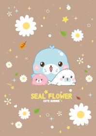 Seal Flower Summer Brown