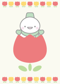 Tulip: green snowman theme 8