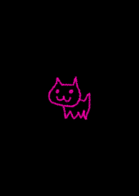 Drawing <CAT> Black&Pink