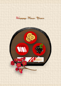 お正月和もよう★おせち気分