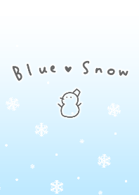 blue snow Christmas theme.