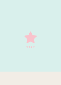 Lucky Star / Healing  Beige&Blue Green