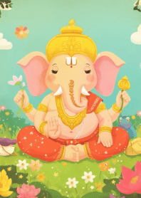 Ganesha smooth life happiness