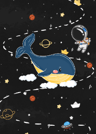 外太空的藍鯨