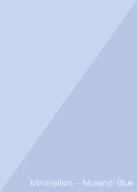 極簡主義 - 莫蘭迪藍