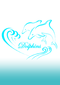 Dolphins-lineart