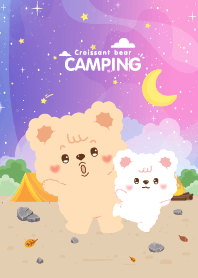 Croissant Bear Camping Universe