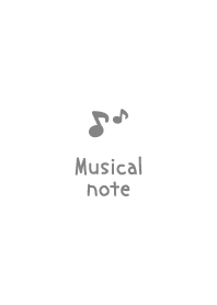 音符 [白色] 簡單