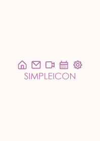 SIMPLE ICON -PINK BEIGE- 23