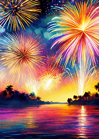 Beautiful Fireworks Theme#52