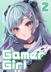 "Kawaii" fashion Gamer Girl Theme2 Green