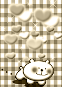 white bear?sepia