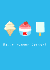 Happy Summer Dessert/BLUE/GREEN