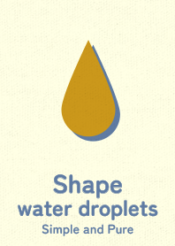 Shape water droplets Johnmiel
