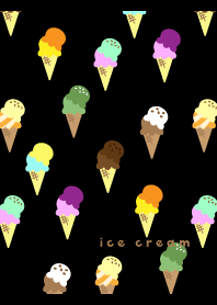 Summer ice cream02on black JP