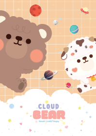 Bear Cute Cloud Sweet